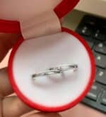 Par de Alianças em Prata ALP146 - Imagem 2