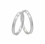 Par de Alianças em Prata ALP146