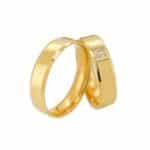 Par de Alianças em Ouro 18Kts A149