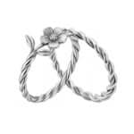 Par de Alianças em Prata ALP148