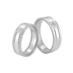 Par de Alianças em Prata ALP149