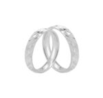 Par de Alianças em Prata ALP151