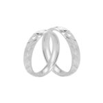 Par de Alianças em Prata ALP151