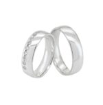 Par de Alianças em Prata ALP150