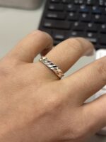 Par de Alianças em Prata ALP151 - Imagem 2