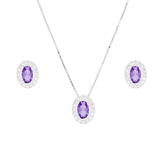 Conjunto Em Prata CJP80