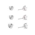 Trio de Brincos Em Prata TBP25