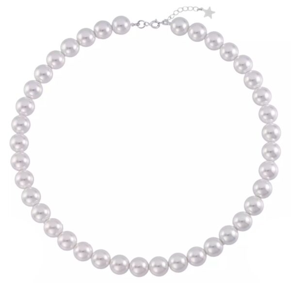 Colar Pérola Shell e Pingente em Prata CPS16