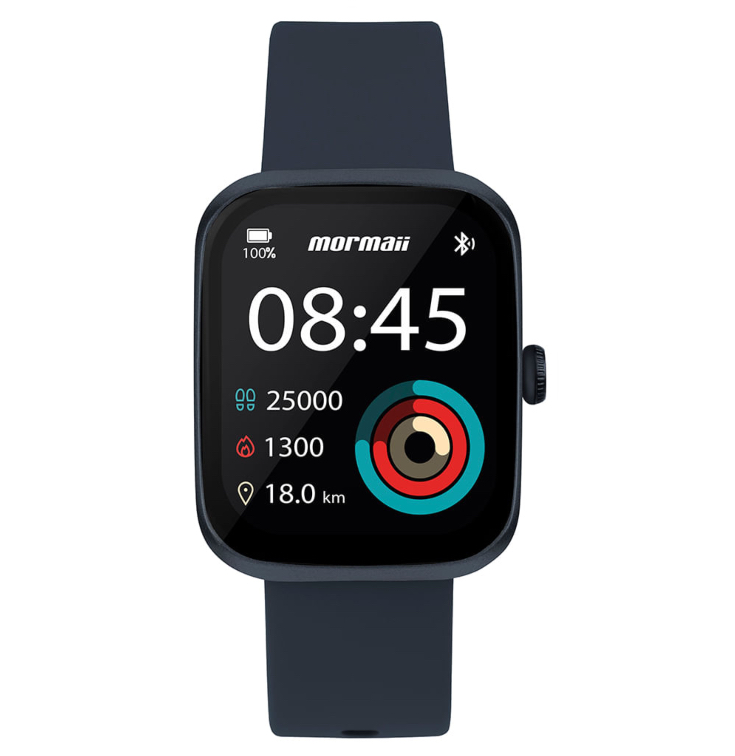 Captura de Tela 2026-02-27 às 10.53.39-2-4 Relógio de Pulso SMARTWATCH MORMAII LIFE ULTRA MARINHO - Imagem 1