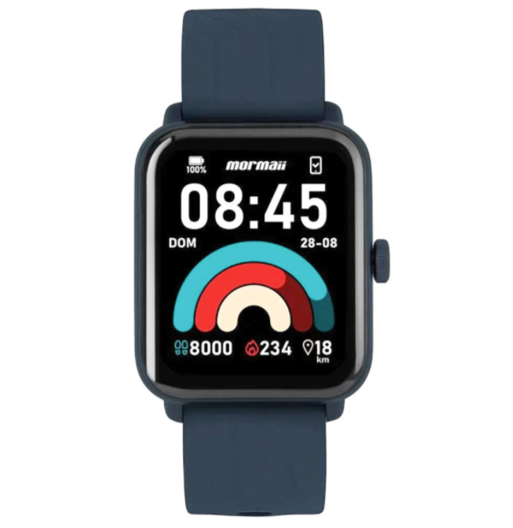 Captura de Tela 2026-02-27 às 10.53.39-2 Relógio de Pulso SMARTWATCH MORMAII LIFE GPS AZUL - Imagem 1