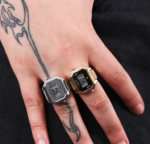 Anel Relógio Lince Feminino Digital Prata LDMM066L22 - Imagem 5