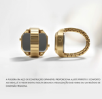 Anel Relógio Lince Feminino Digital Prata LDMM066L22 - Imagem 3