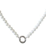 Colar Pérola Shell em Prata CPS17