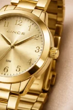 Kit Relógio Lince LRGM032L30 Dourado com Conjunto - Imagem 3