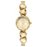 Relógio de Pulso TECHNOS CRYSTAL Redondo Dourado