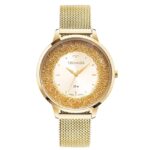 Relógio de Pulso TECHNOS Crystal Redondo Dourado